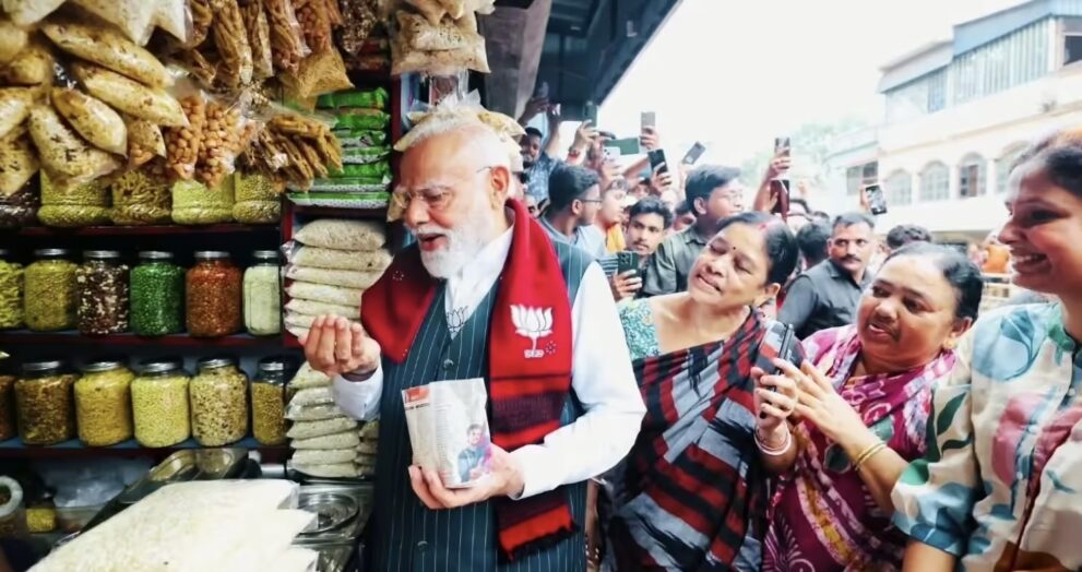 pm modi take break in jhargram