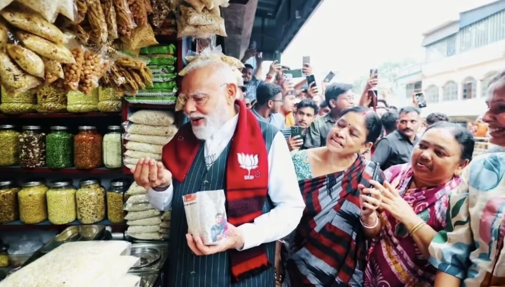 pm modi take break in jhargram