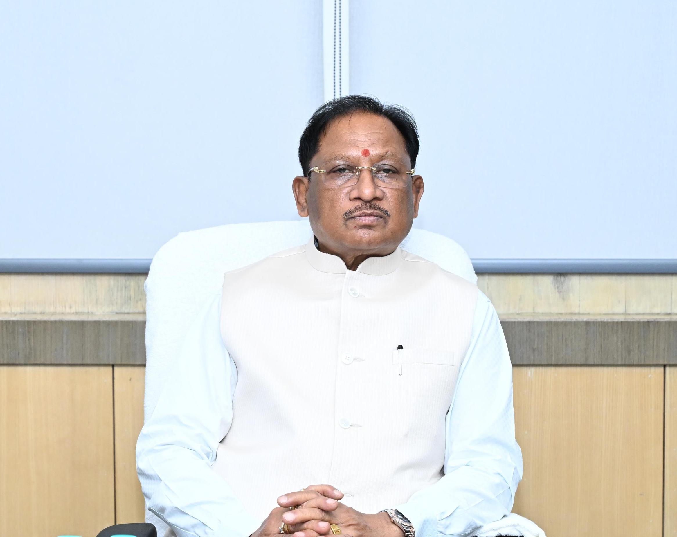 मुख्यमंत्री विष्णु देव साय आज रायपुर में करेंगे तीन प्रमुख कार्यक्रमों में शिरकत, विकास कार्यों का भूमिपूजन से किसान चौपाल तक रहेगा व्यस्त कार्यक्रम