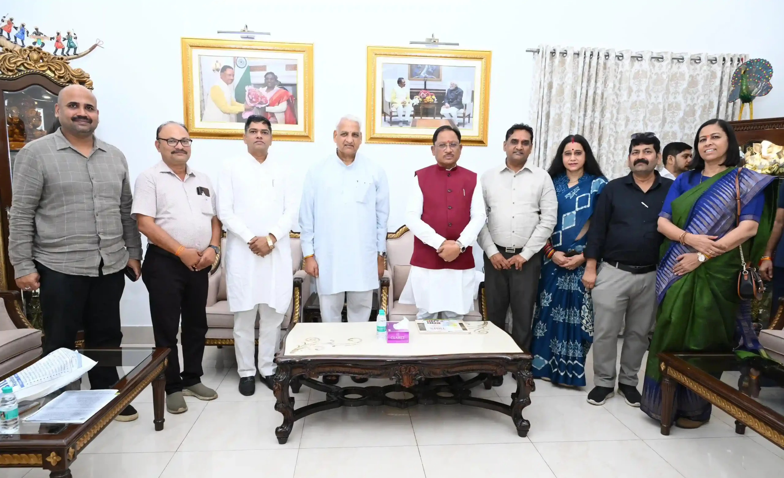 मुख्यमंत्री विष्णुदेव साय से लघु उद्योग भारती के प्रतिनिधिमंडल की मुलाकात, 14वें इंडिया इंडस्ट्रियल फेयर की तैयारियों पर हुई चर्चा