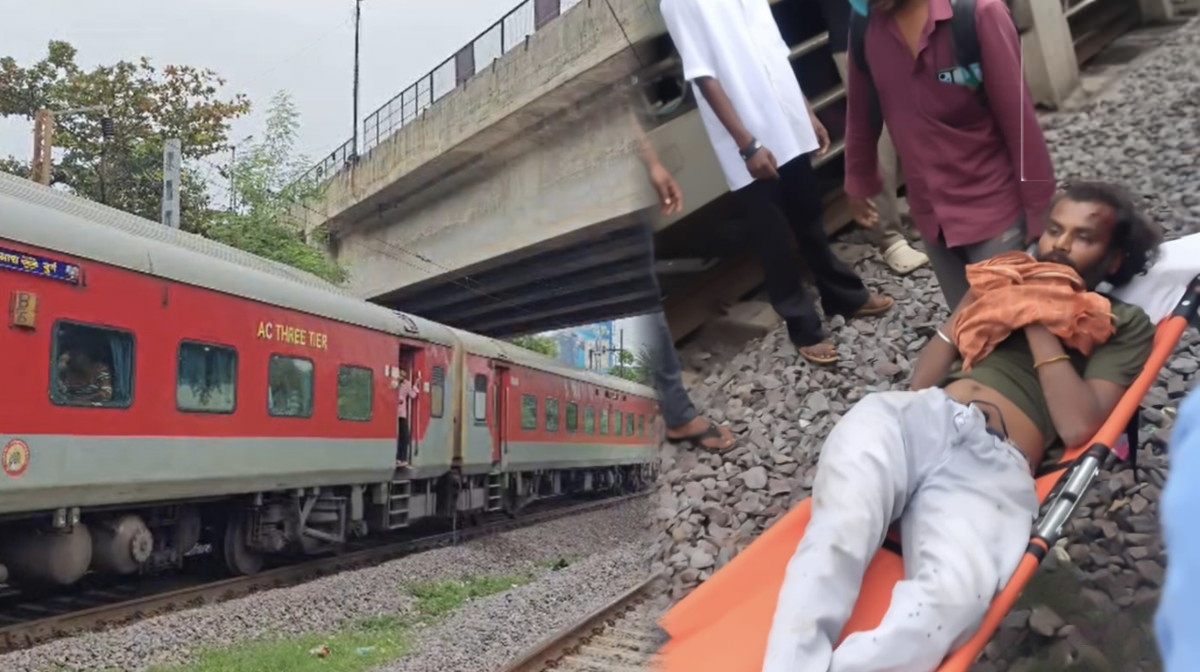 रायपुर में युवक ने ट्रेन के सामने लगाई छलांग, लोको पायलट ने लगाया इमरजेंसी ब्रेक, गंभीर घायल