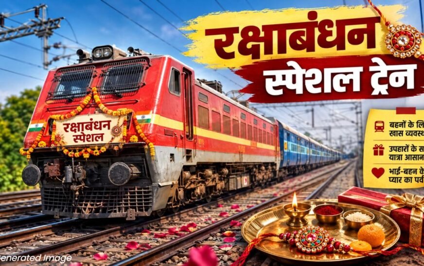 रक्षाबंधन पर रेलवे का तोहफा: दुर्ग-रायगढ़ के बीच चलेगी स्पेशल पैसेंजर ट्रेन
