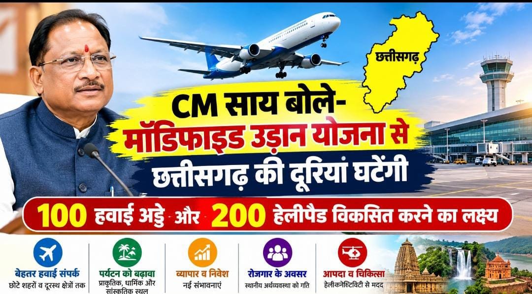छत्तीसगढ़ की दूरियां घटेंगी, विकास की रफ्तार बढ़ेगी: मुख्यमंत्री साय