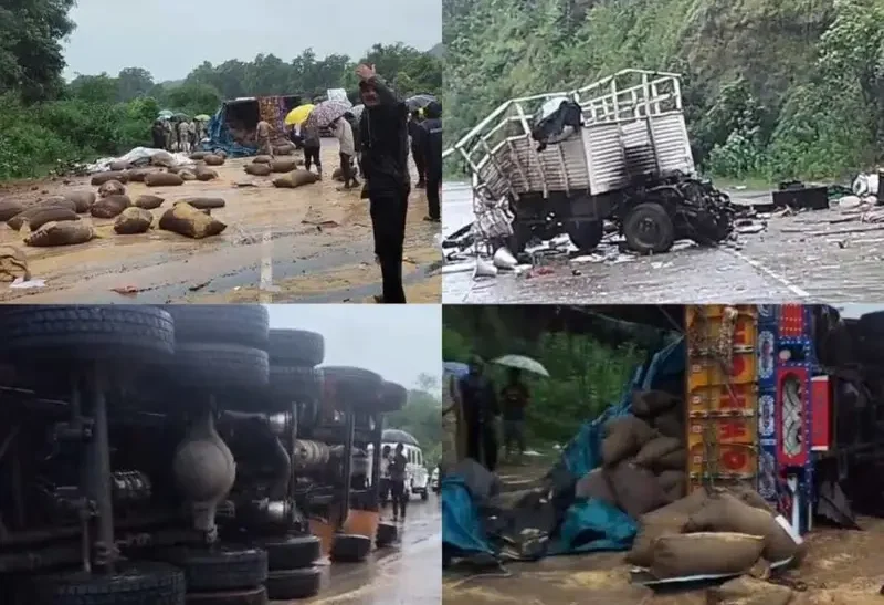 कांकेर के मारकाटोला घाट में भीषण हादसा: डीजे पिकअप पर चढ़ा तेज रफ्तार ट्रक, 5 लोगों की मौत की सूचना
