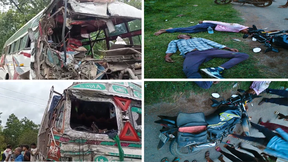 छत्तीसगढ़ में तेज रफ्तार का कहर: दो सड़क हादसों में एक की मौत, कई घायल