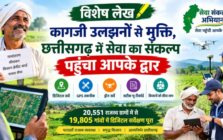 विशेष लेख: कागजी उलझनों से मुक्ति, छत्तीसगढ़ में सेवा का संकल्प पहुँचा आपके द्वार