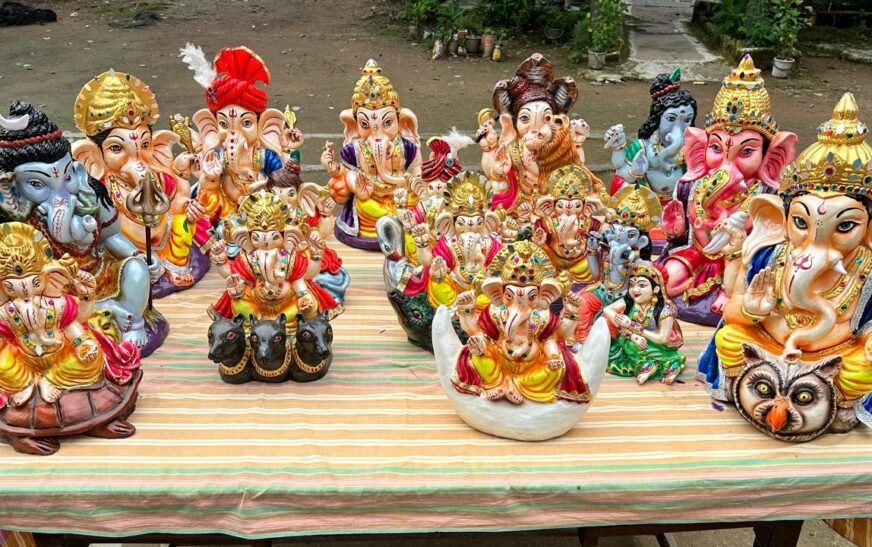 बंदियों ने बनाई 500 पर्यावरण-अनुकूल गणेश प्रतिमाएं, विसर्जन के बाद बनेंगे पौधे