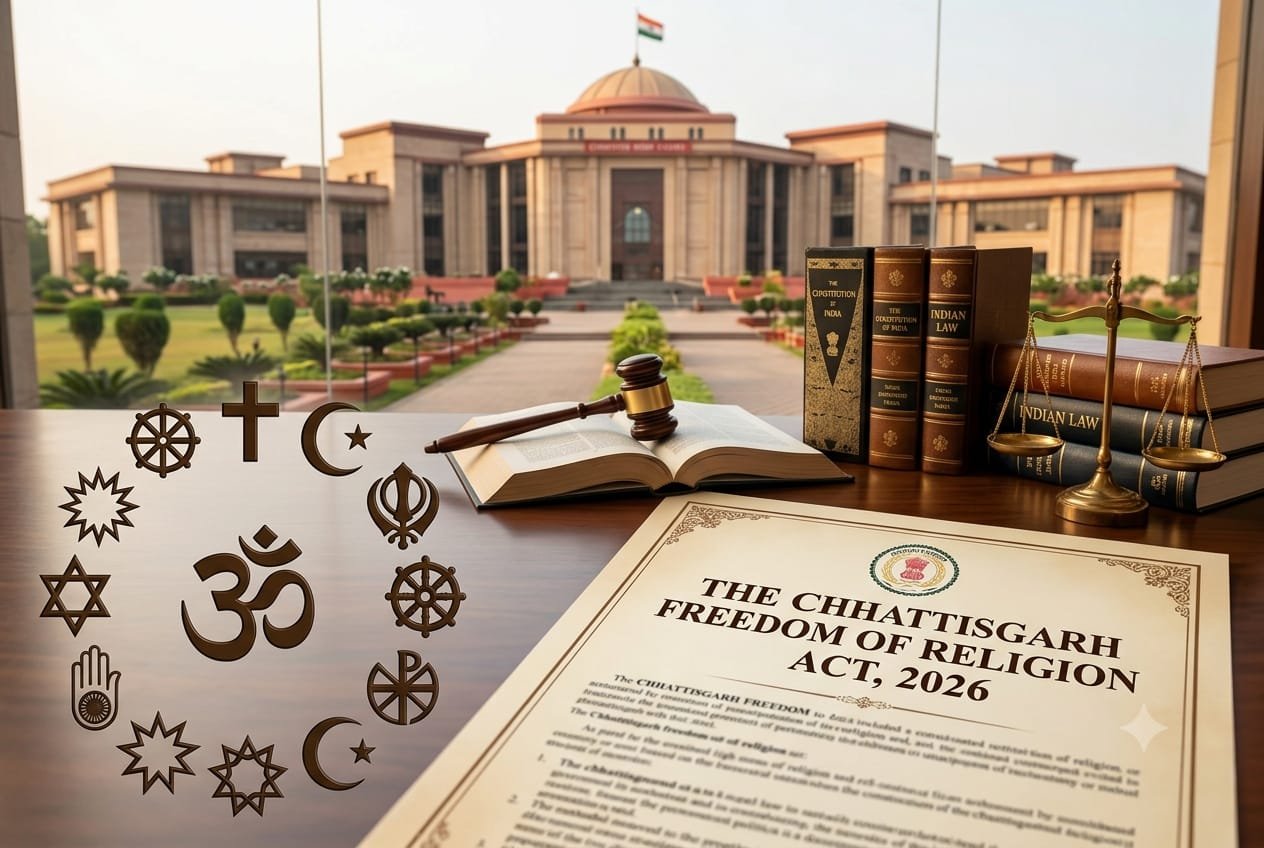 ‘निजता और धार्मिक स्वतंत्रता का हनन’! छत्तीसगढ़ धर्म स्वतंत्रता अधिनियम को हाईकोर्ट में चुनौती, 3 सप्ताह में सरकार देगी जवाब