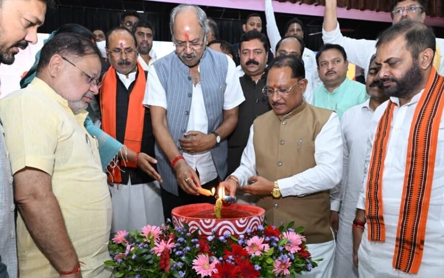 सेवा ज्योति यात्रा में CM Sai का बड़ा ऐलान: 38 जगह बनेंगे ‘संकल्प चौक’, तेलीबांधा भी जुड़ेगा जनसेवा अभियान से
